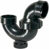 Thrifco Plumbing 1-1/2 Inch ABS P-Trap with Cleanout and Solvent Joint 6793231